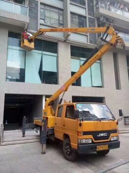 天河區高空吊籃車出租,天河區高空安裝廣告牌車租賃